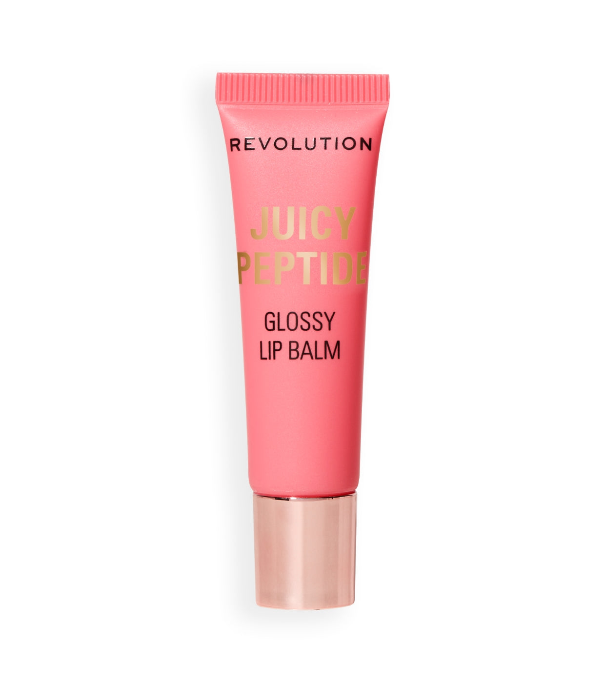 Makeup Revolution - Balsamo lucidalabbra Juicy Peptide - Shimmer Mai Tai Pink