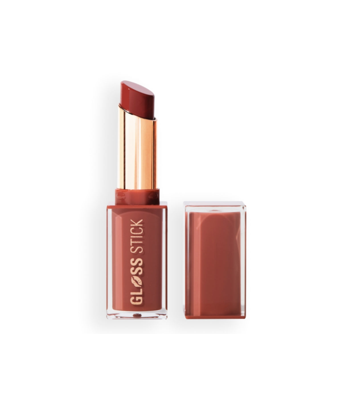 Makeup Revolution - Rossetto Pout Lip Gloss Stick - Toffee Nude