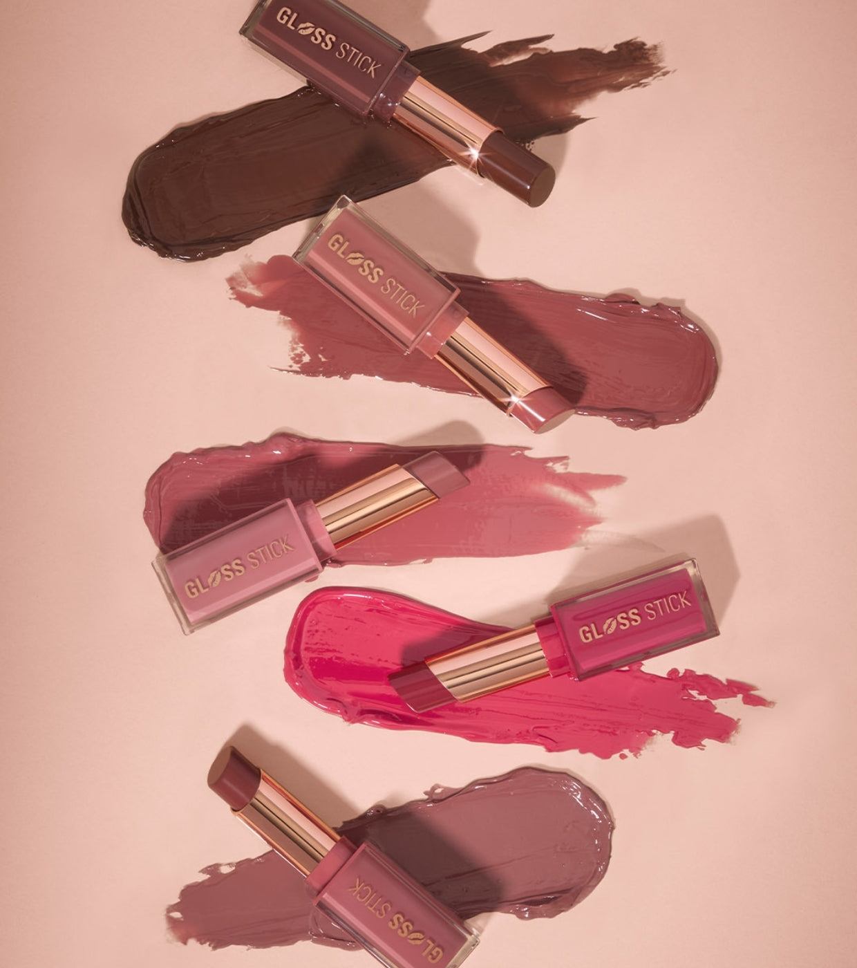 Makeup Revolution - Rossetto Pout Lip Gloss Stick - Toffee Nude