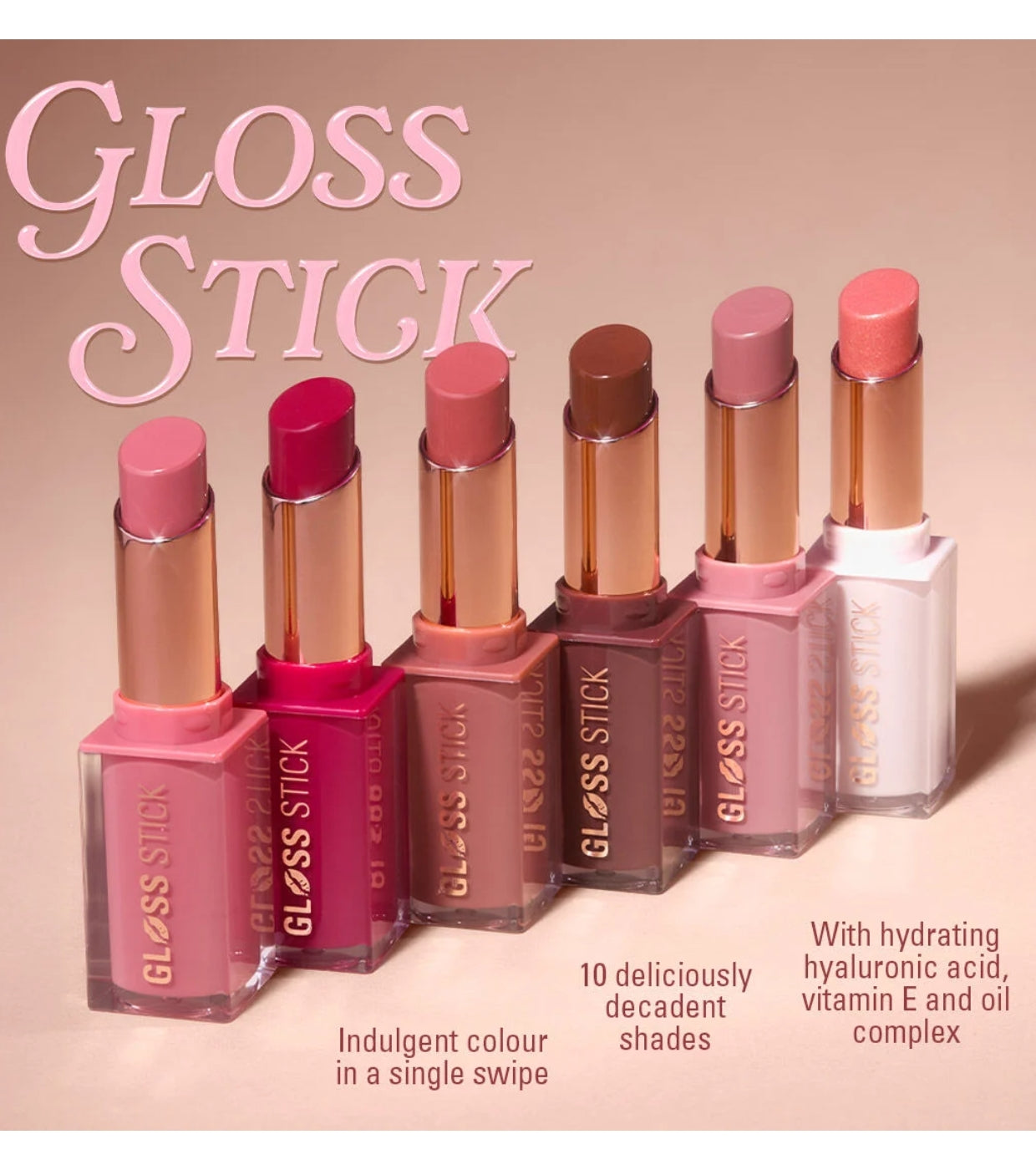 Makeup Revolution - Rossetto Pout Lip Gloss Stick - Toffee Nude