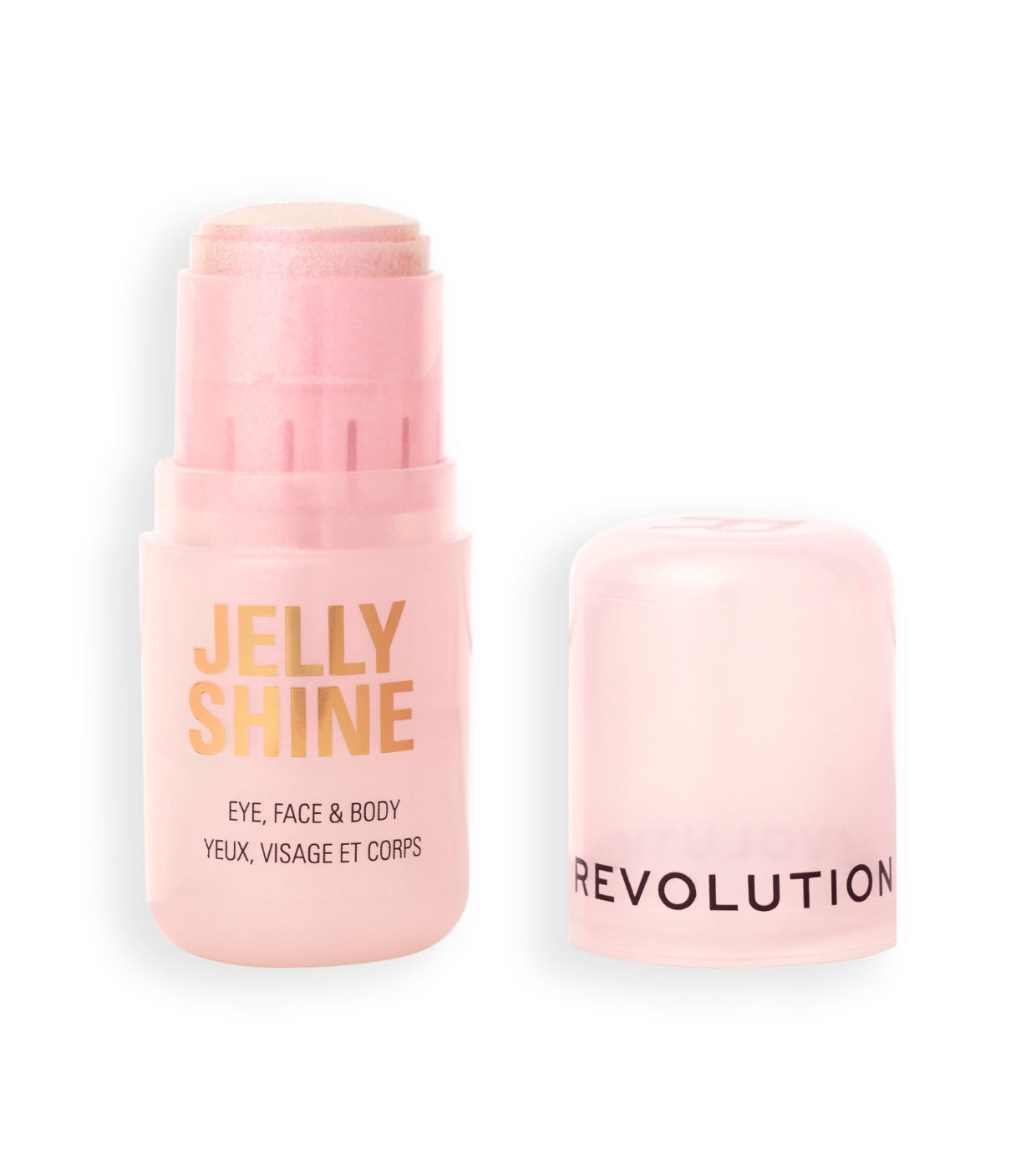 Makeup Revolution - Illuminante Jelly Shine Shadow and Highlight Stick - Ethereal Pink