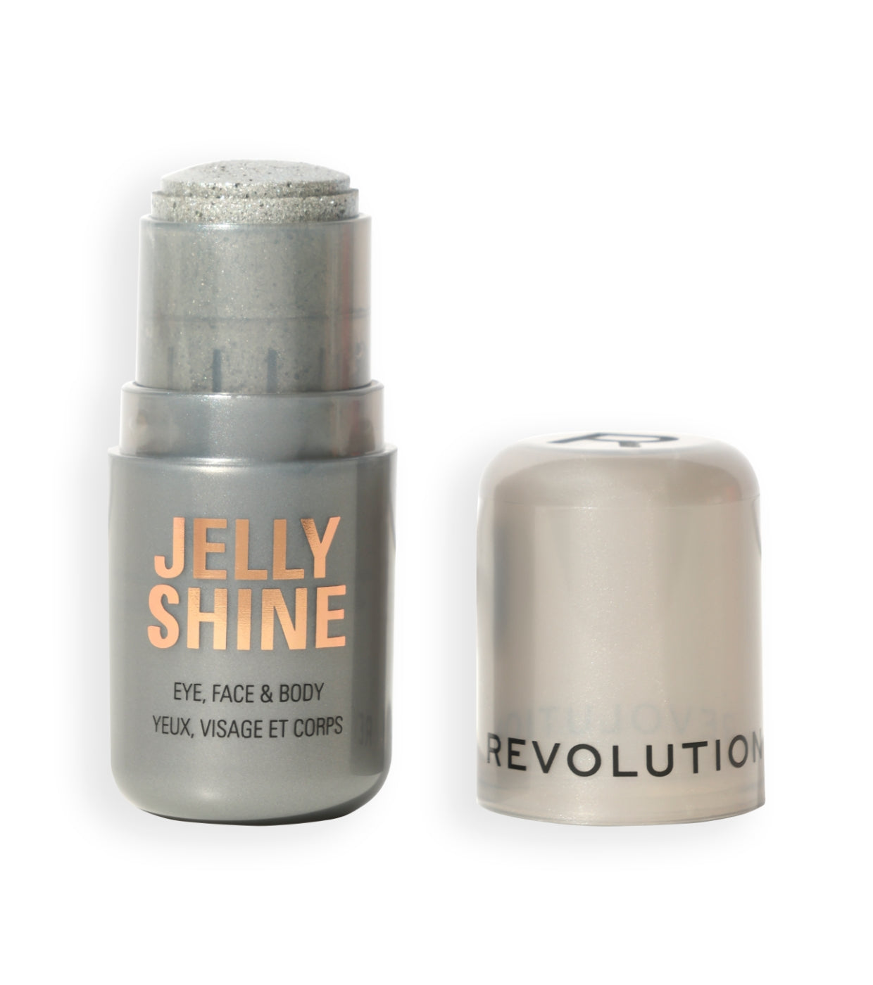 Makeup Revolution - Illuminante Jelly Shine Shadow and Highlight Stick - Silver Moonlight