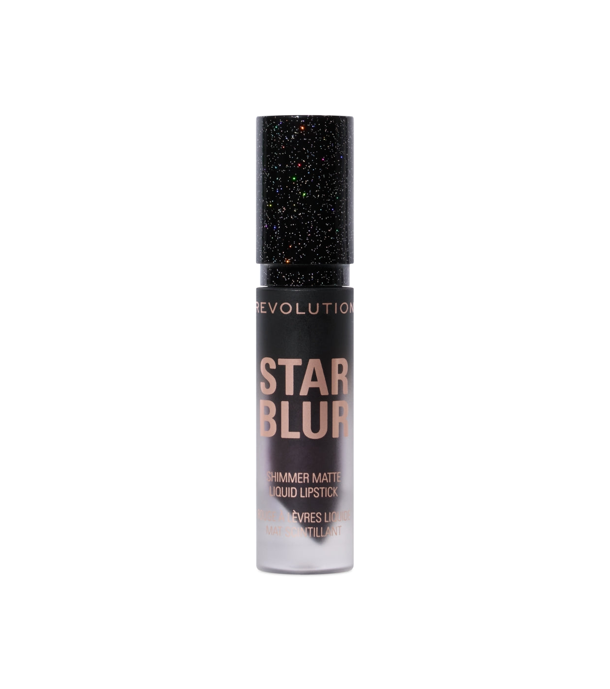 Makeup Revolution - Rossetto liquido opaco con brillantini Star Blur - Midnight Eclipse