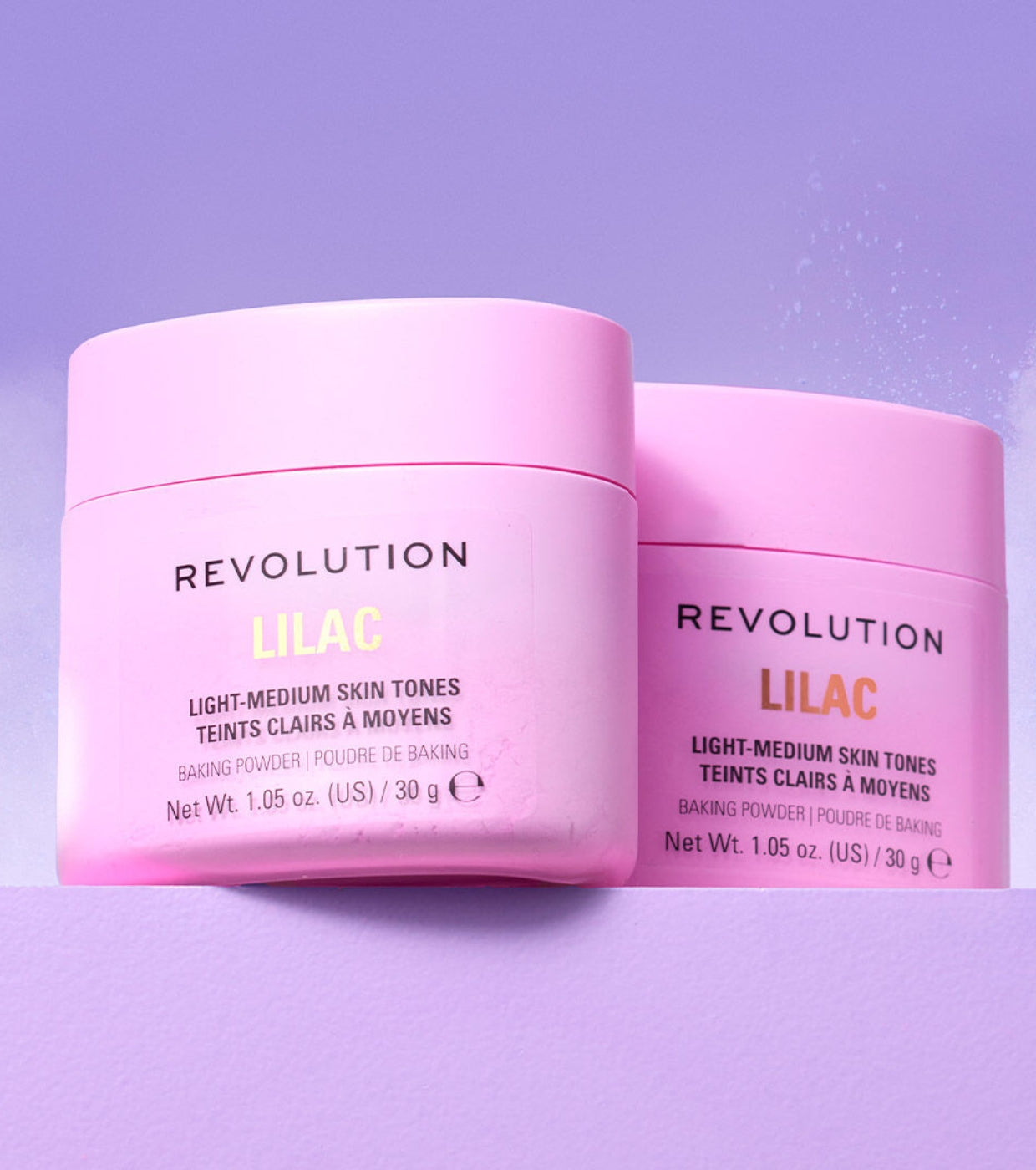 Makeup Revolution - Cipria in polvere per Baking - Sweet Lilac