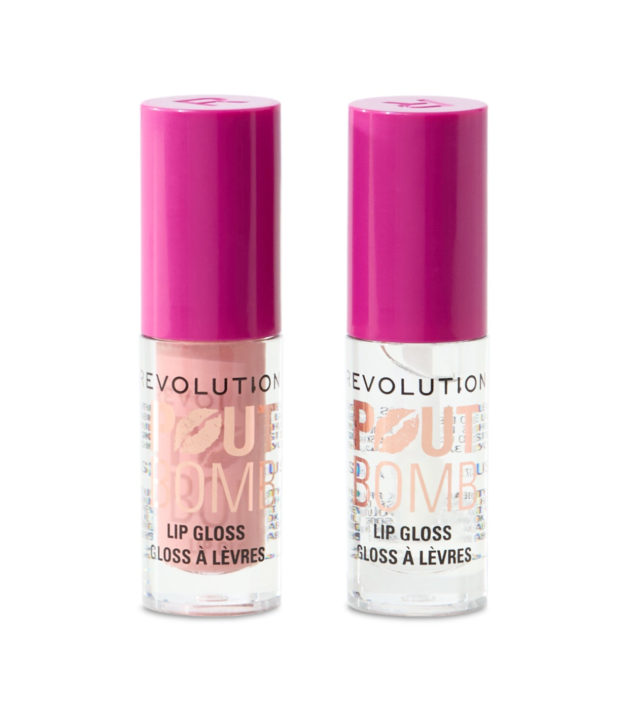Revolution - Mini Lip Gloss Duo Pout Bomb Plumping