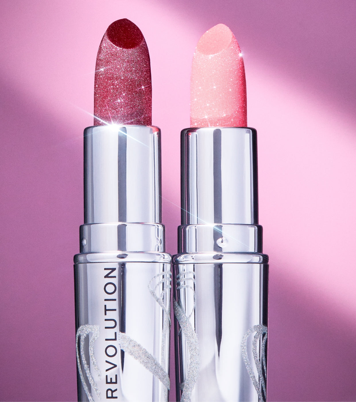 Revolution - *Metallic Muse* - Rossetto glitterato - Baby Pink