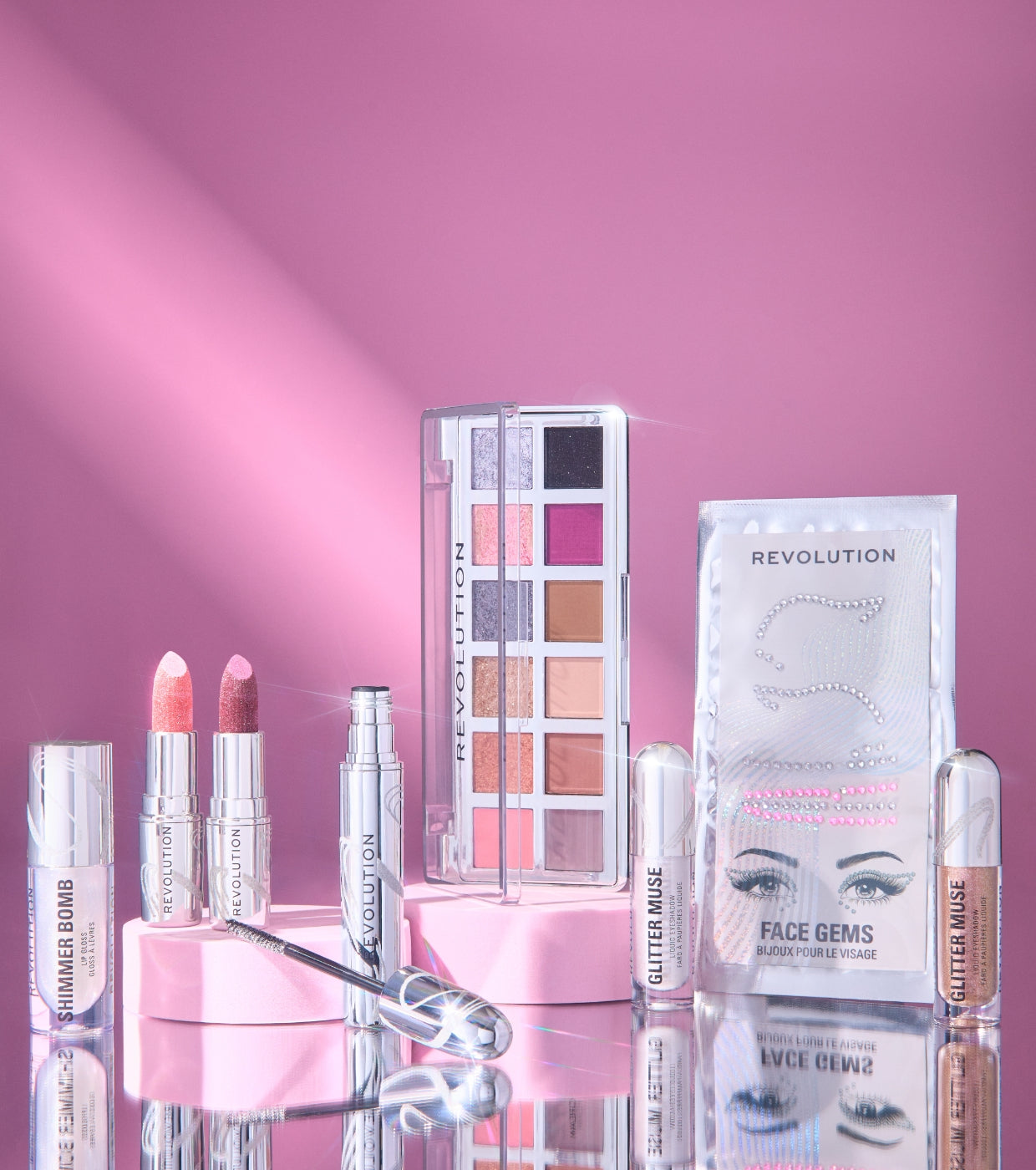 Revolution - *Metallic Muse* - Rossetto glitterato - Iced Berry