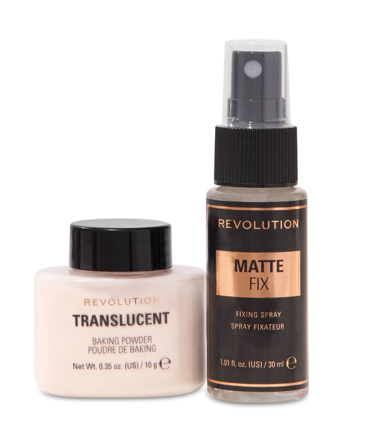 Revolution - Duo fissante per il trucco Mini Matte Heroes