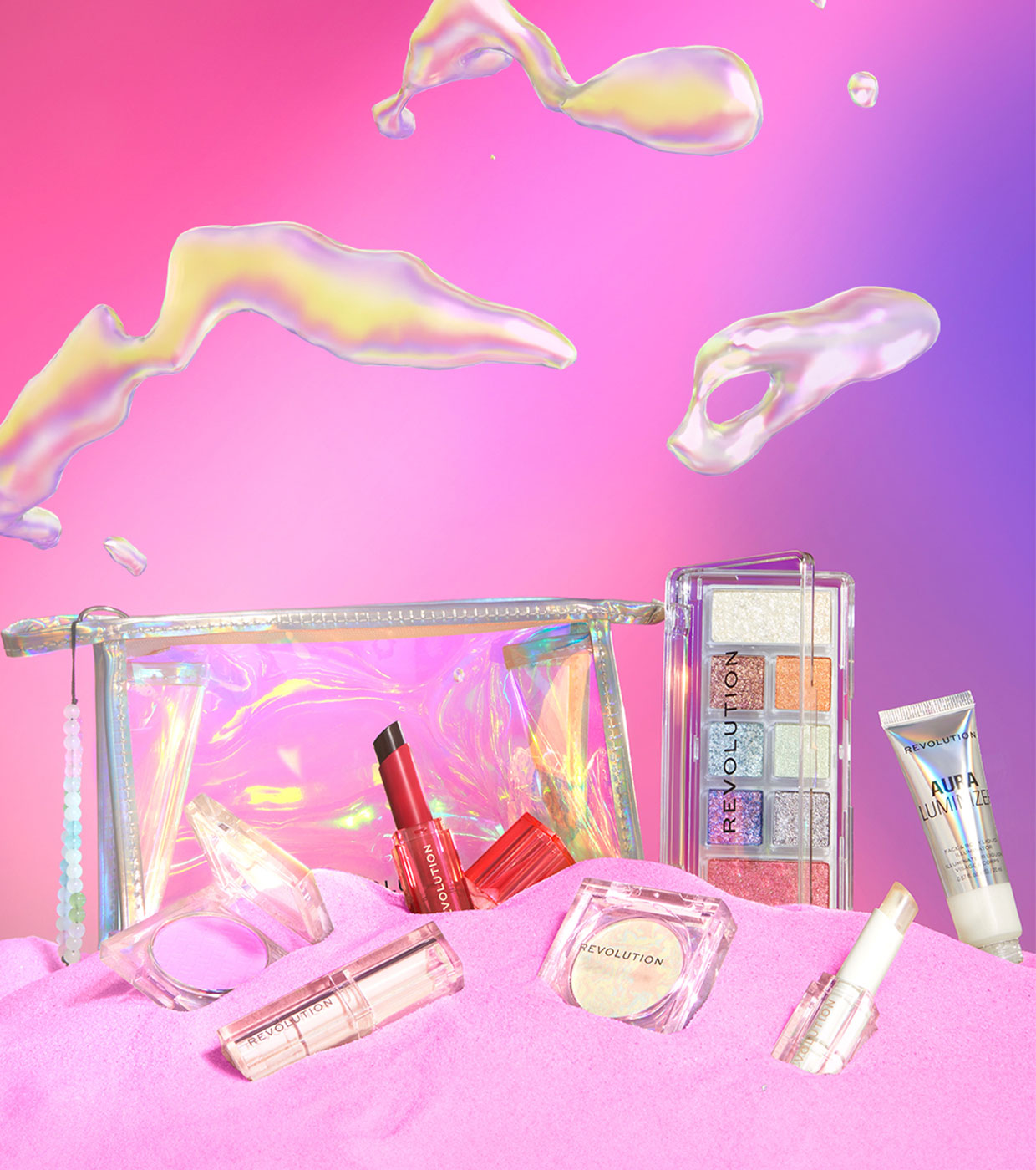 Revolution - *Mood Switch* - Borsa da viaggio Holographic Makeup Bag