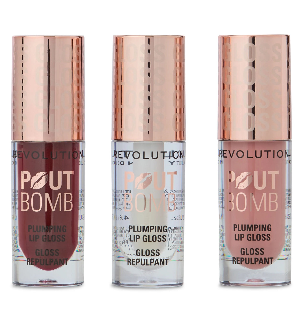 Revolution - Trio lucidalabbra volumizzante Pout Bomb