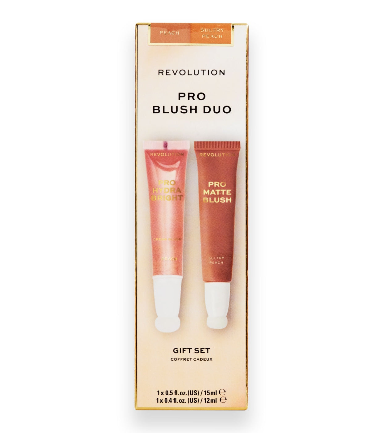Revolution Pro - Duo fard in crema - Peach