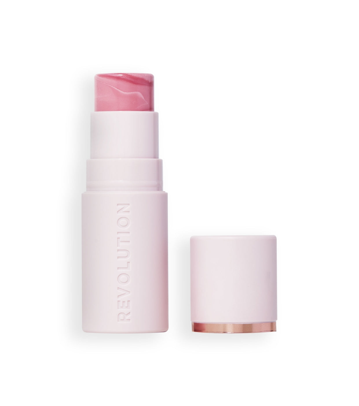 Revolution - Blush in stick Skin Silk Marble - Pinched Light Pink