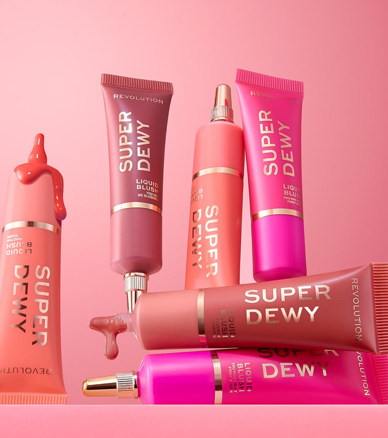 Revolution - *Super Dewy* - Blush liquido - Fake The Flush