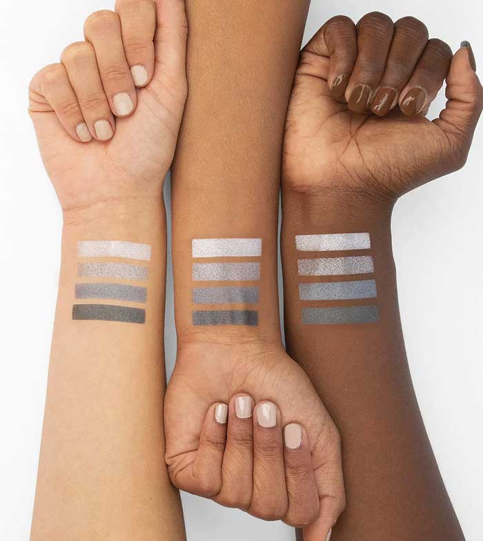 BH Cosmetics - *Doja Cat* - Mini Eyeshadow Palette Elements - Argento