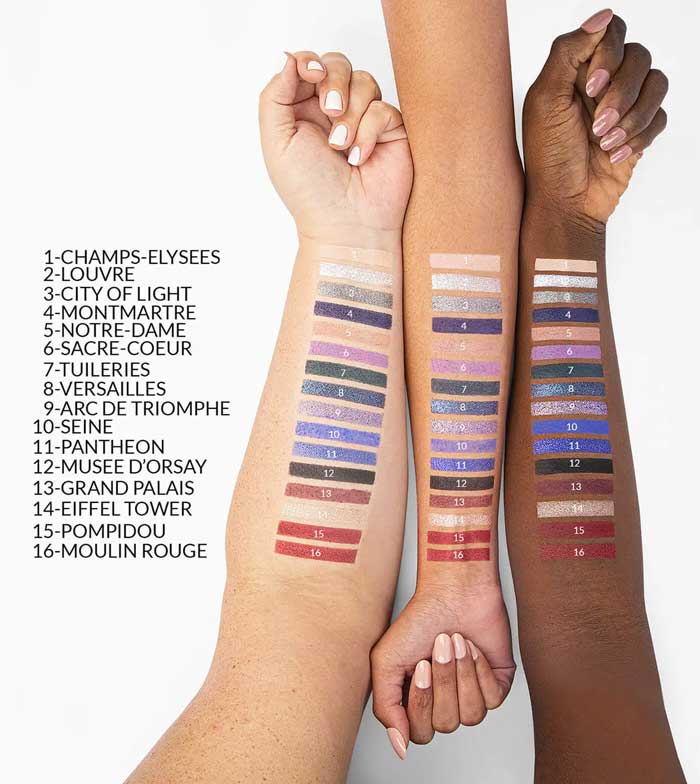 BH Cosmetics - *Travel Series* - Palette di ombretti - Passion in Paris