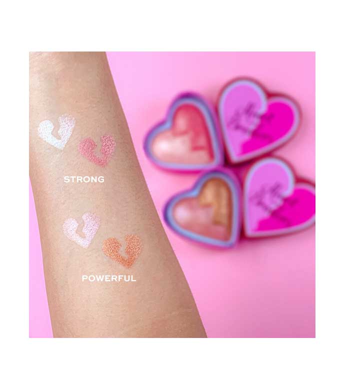 I Heart Revolution - Blush in polvere Shimmer Heart Breakers - Strong