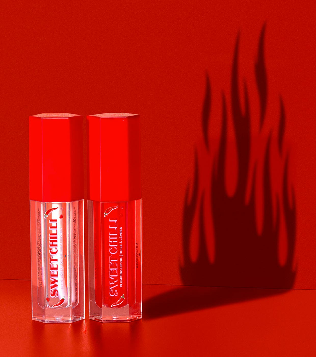 I Heart Revolution - *Sweet Chilli* - Olio labbra volumizzante - Red