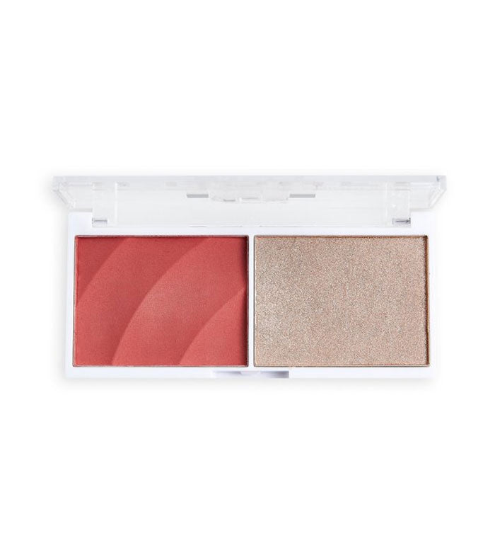 Revolution Relove - Duo blush e illuminante Colour Play Blushed - Cute