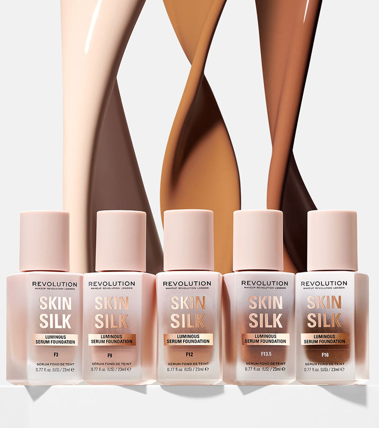 Revolution - Base per il trucco Skin Silk Serum Foundation - F12