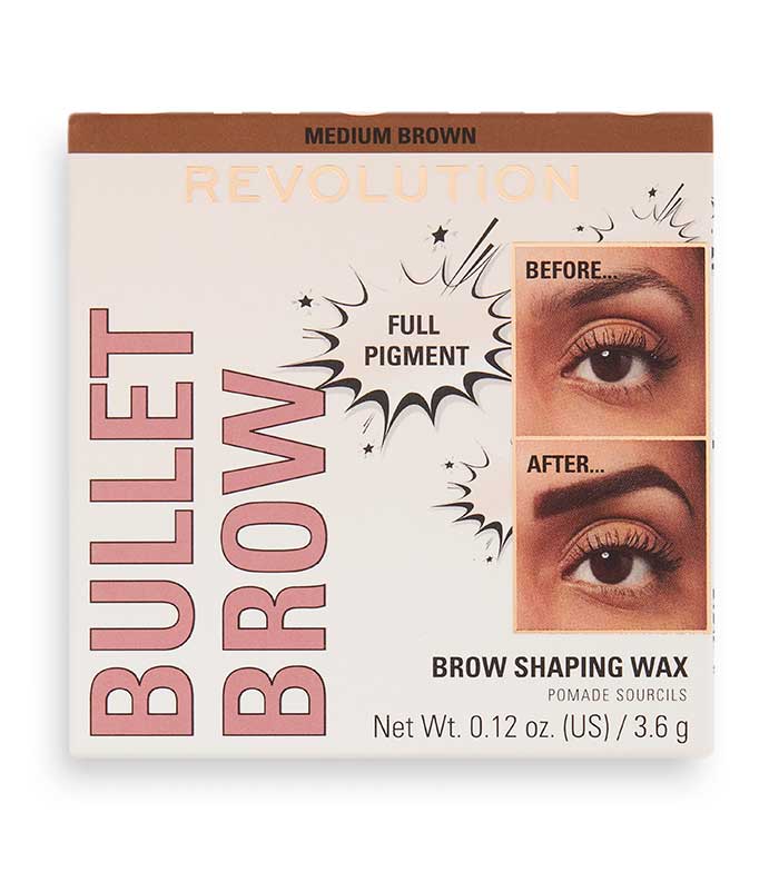 Revolution - Cera per sopracciglia Bullet Brow - Dark Brown