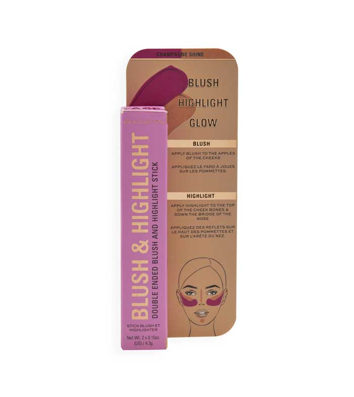Revolution - Duo fard e illuminante in stick - Highlighter Shine