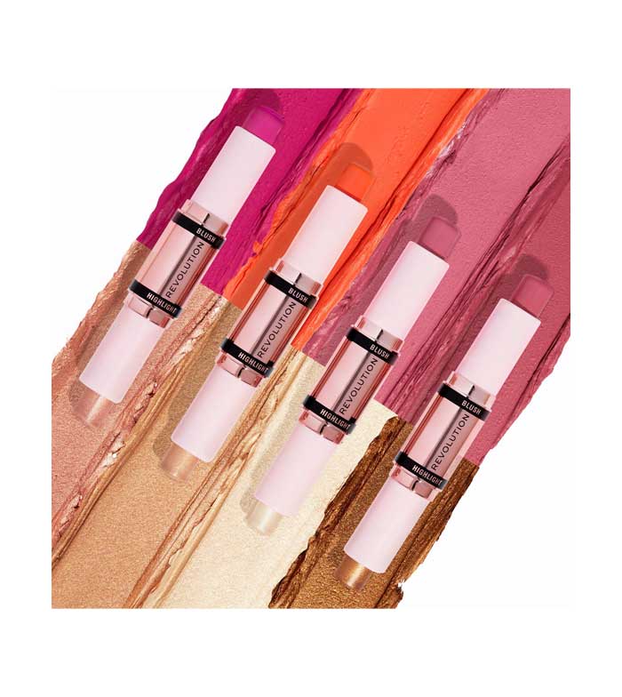 Revolution - Duo fard e illuminante in stick - Highlighter Shine