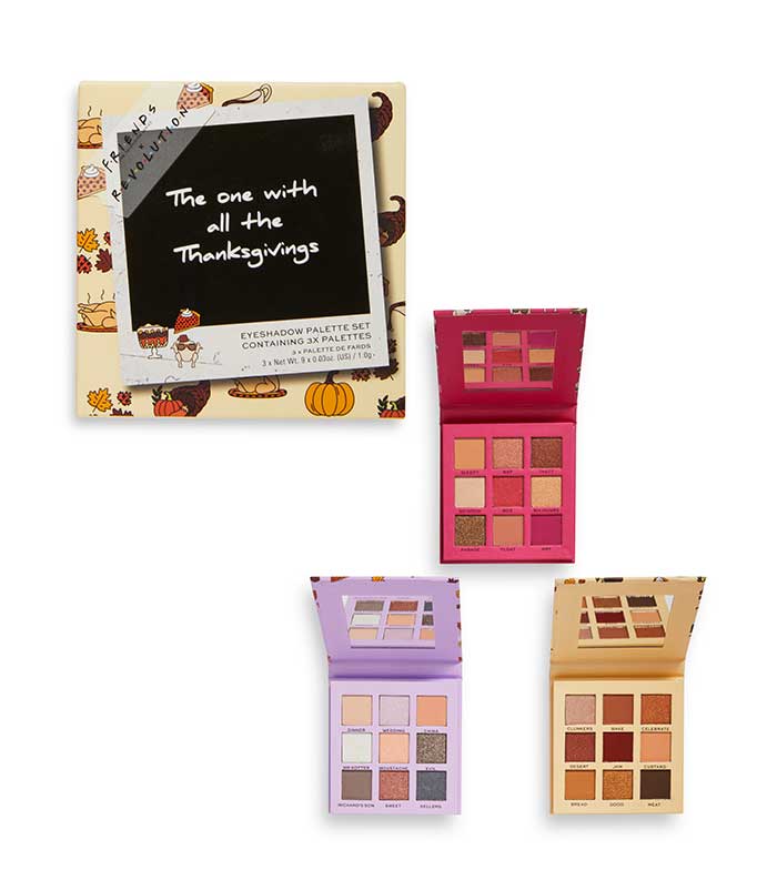 Revolution - *Friends X Revolution* - Set di palette di ombretti The One With All The Thanks Giving’s