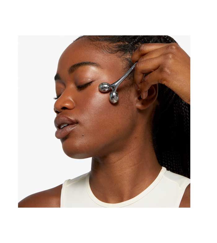 Revolution Gym - Rullo facciale metallico per allenamento viso