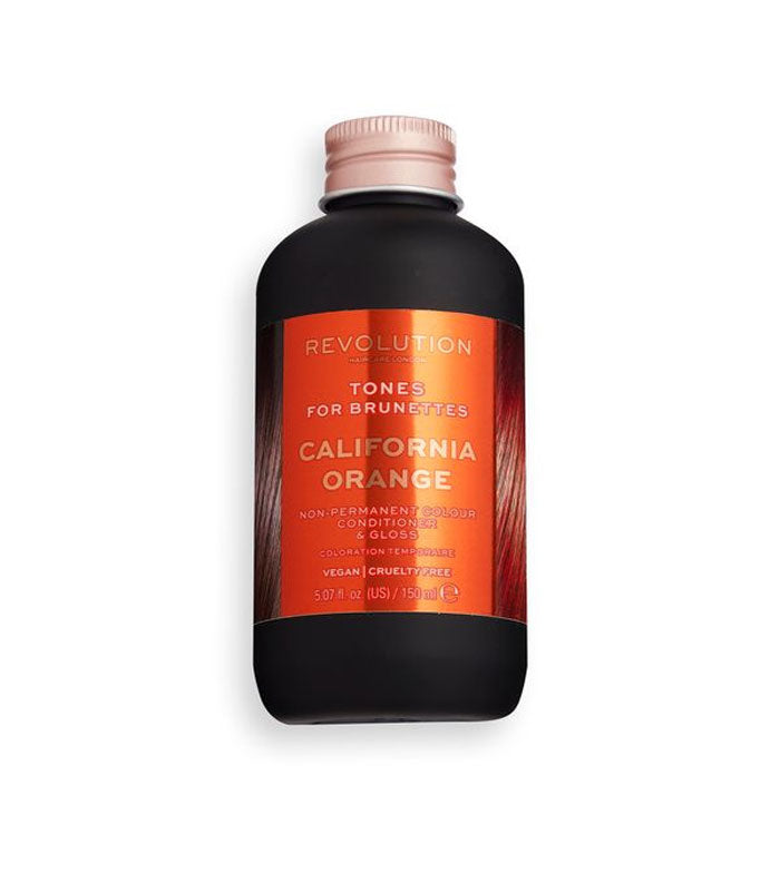 Revolution Haircare - Colorazione semipermanente per capelli castani Hair Tones - California Orange