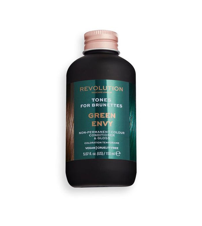 Revolution Haircare - Colorazione semipermanente per capelli castani Hair Tones - Green Envy