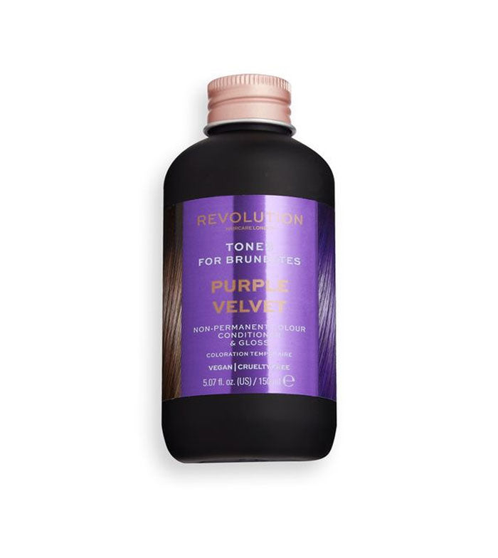 Revolution Haircare - Colorazione semipermanente per capelli castani Hair Tones - Purple Velvet