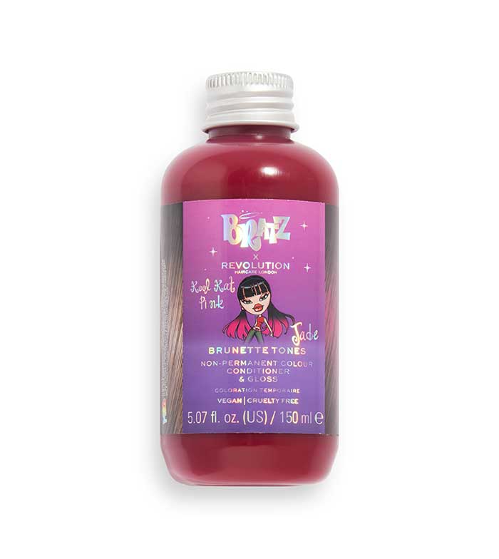 Revolution Haircare - *Revolution X Bratz* - Colorazione temporanea per capelli toni castani - Jade Kool Kat Pink