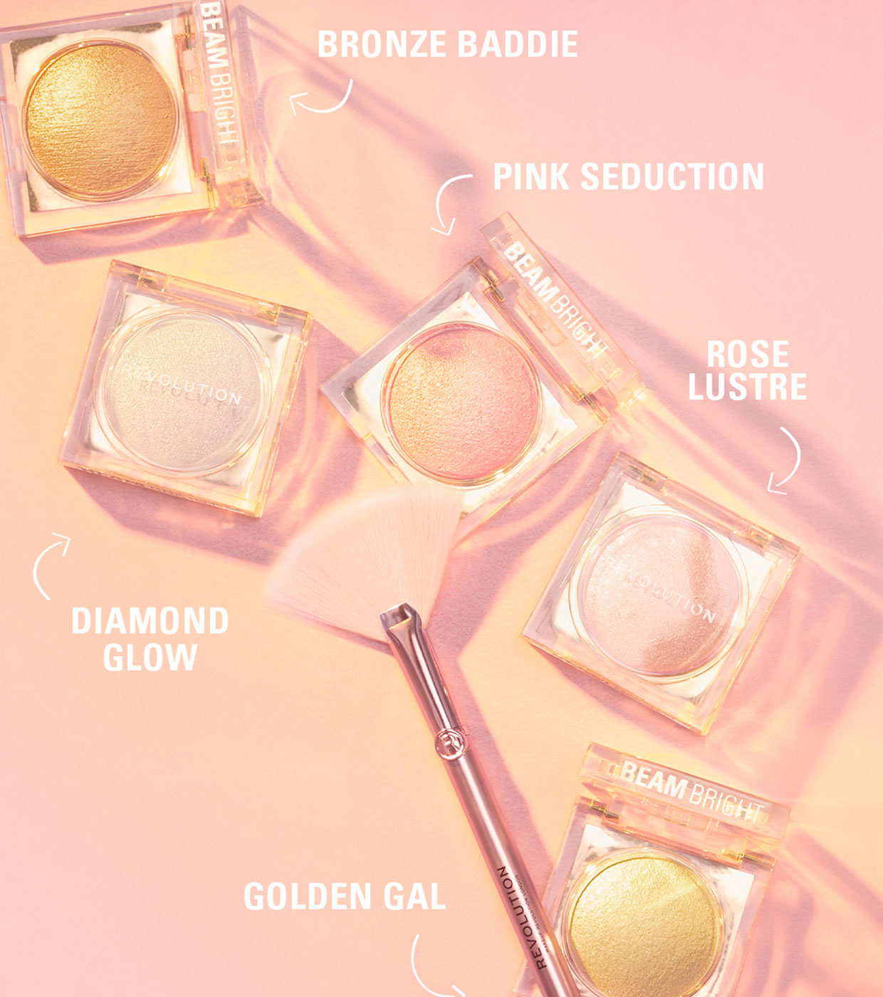 Revolution - Illuminante in polvere Beam Bright - Rose Lustre