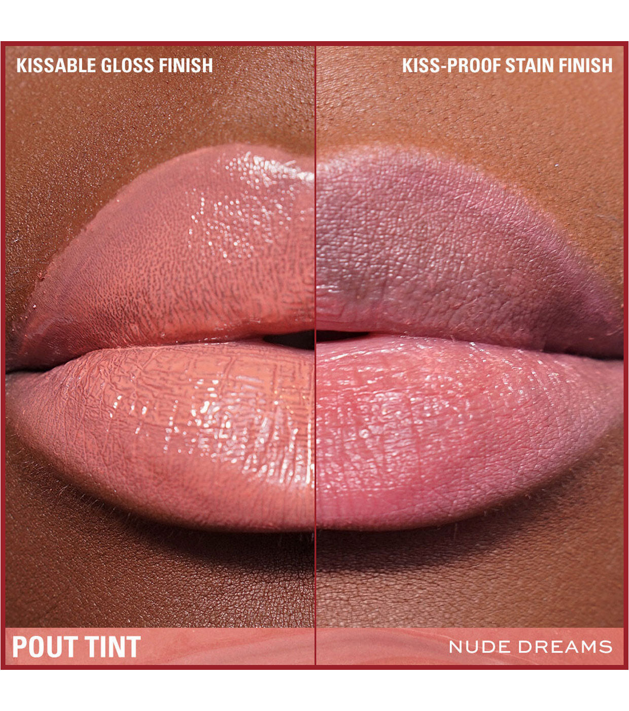 Revolution - Rossetto liquido Pout Tint - Nude Dreams