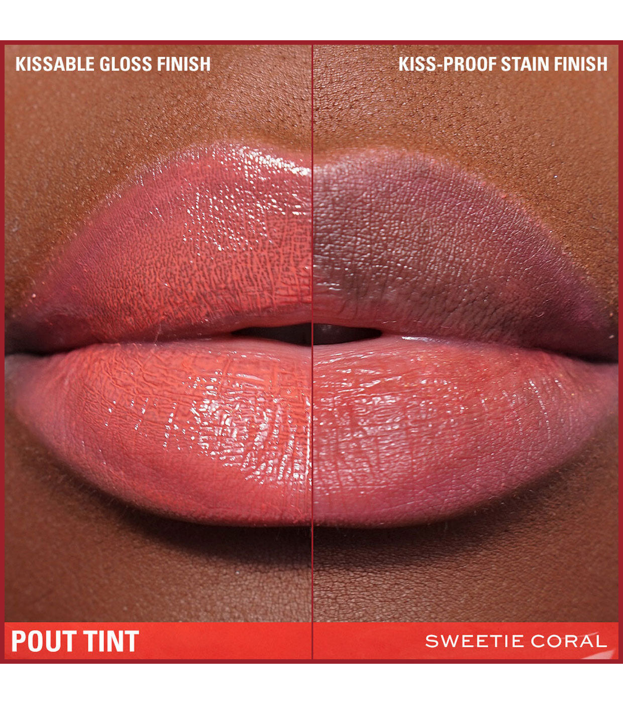 Revolution - Rossetto liquido Pout Tint - Sweetie Coral