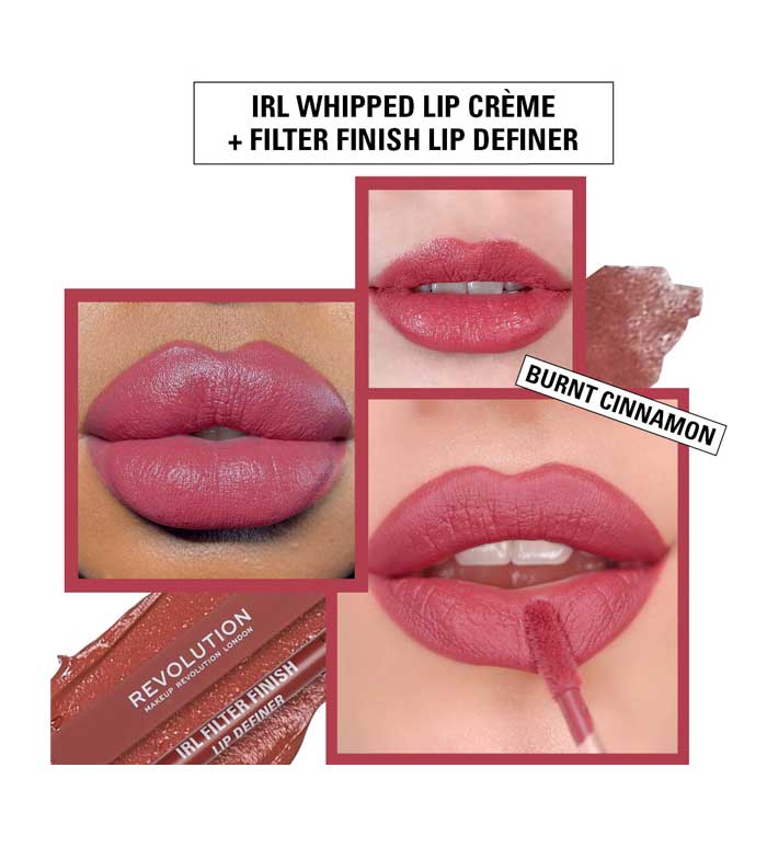 Revolution - Matita labbra IRL Filter Finish Lip Definer - Burnt Cinnamon