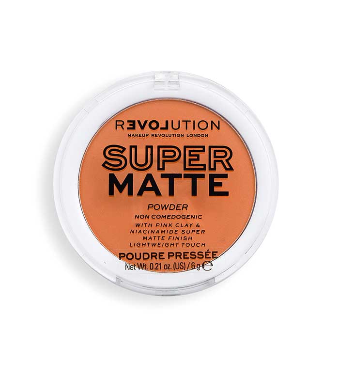 Revolution - Cipria compatta Super Matte - Dark Tan