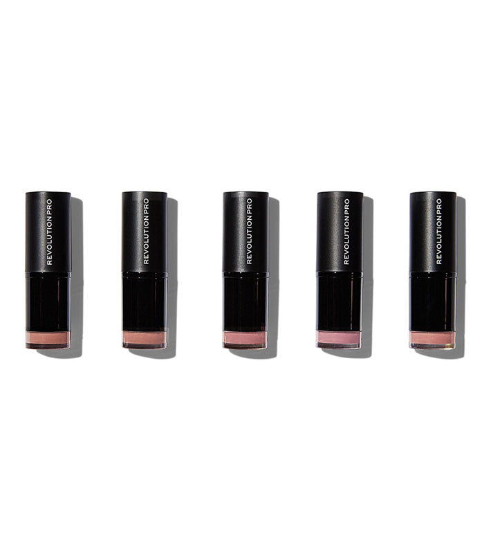 Revolution Pro - Collezione di 5 Rossetti - Matte Nude