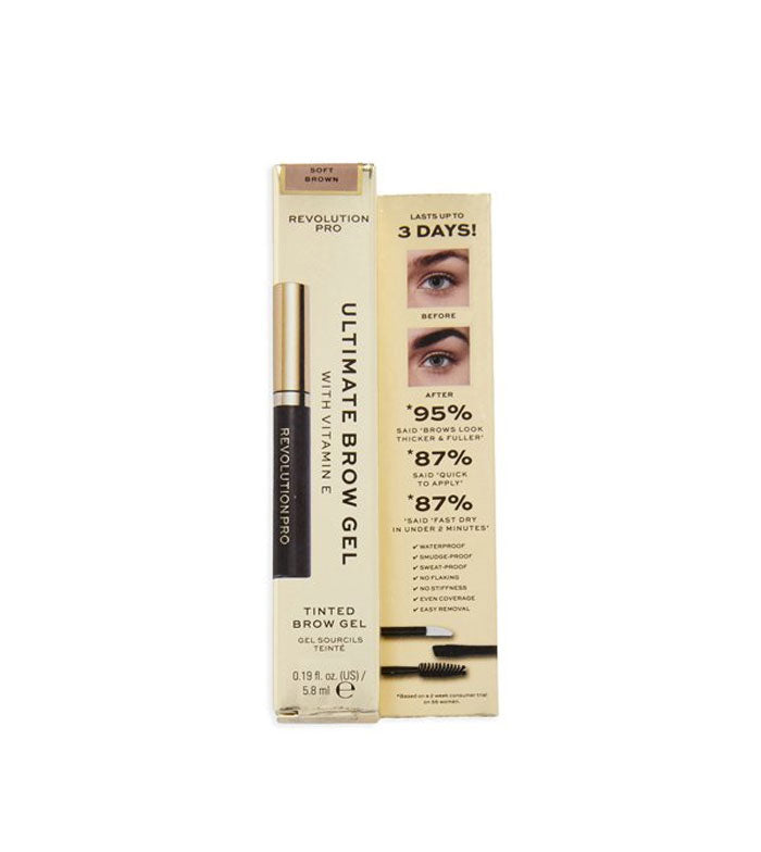 Revolution Pro - Gel per sopracciglia Ultimate Brow - Soft Brown