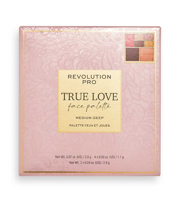 Revolution Pro - Palettte viso True Love - Medium-Deep