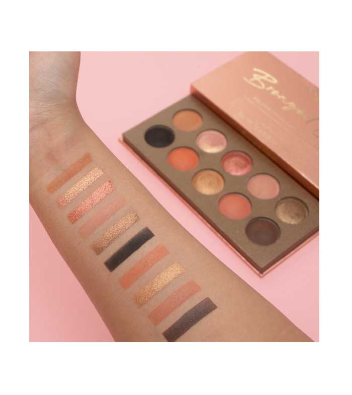 Revolution Pro - Palette di ombretti Colour Focus - Bronzed Glow