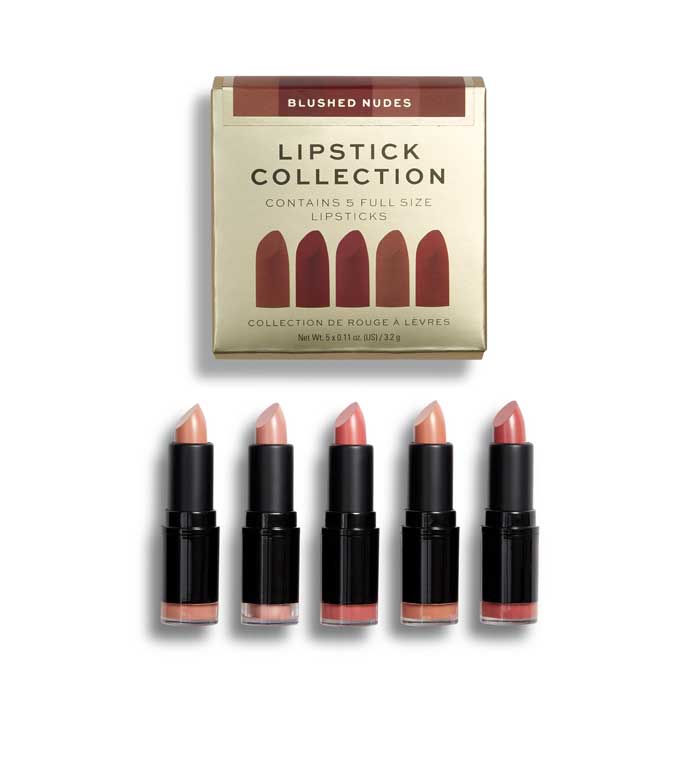 Revolution Pro - Set di rossetti Lipstick Collection - Blushed Nudes