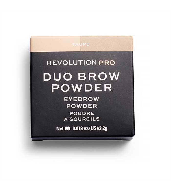 Revolution Pro - Ombra di polvere sopracciglio Duo Brow - Taupe