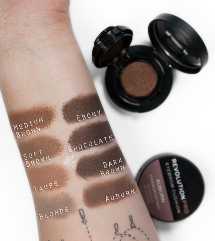 Revolution Pro - Tinta per sopracciglia Cushion - Taupe