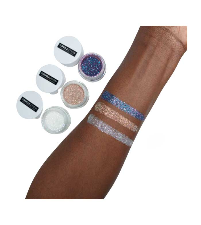 Revolution Relove - *Euphoric* - Glitter iridescenti multiuso - Ice White