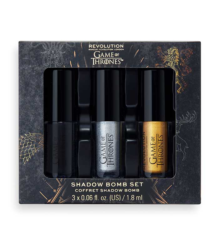 Revolution - *Revolution X Game of Thrones* - Set di ombretti color crema Shadow Bomb