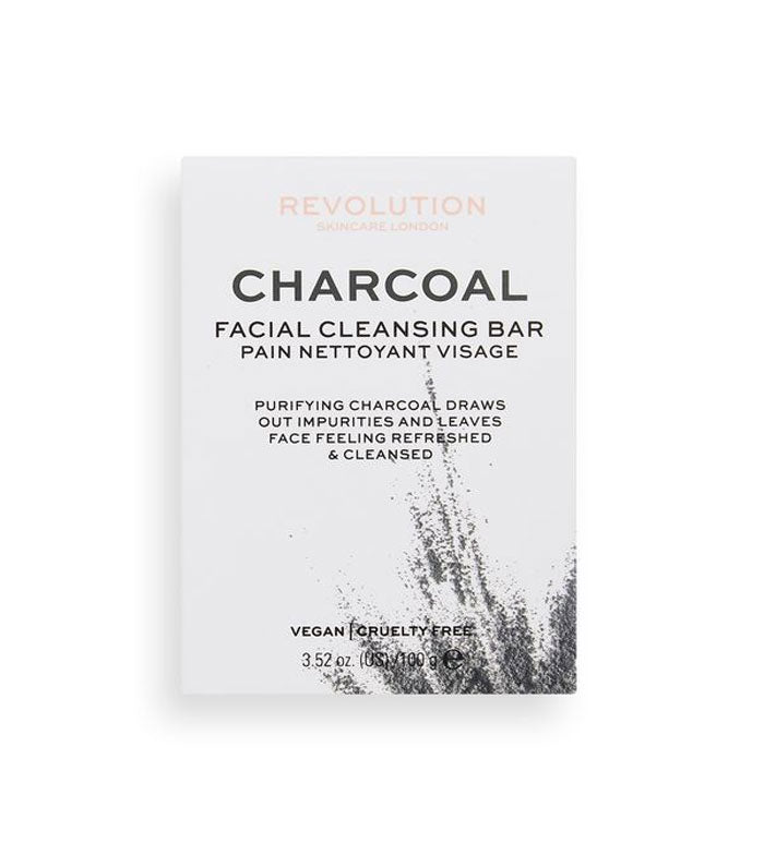 Revolution Skincare - Sapone per il viso solido Charcoal Therapy