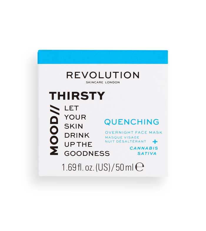 Revolution Skincare - Maschera viso notte idratante Thirsty Mood Quenching