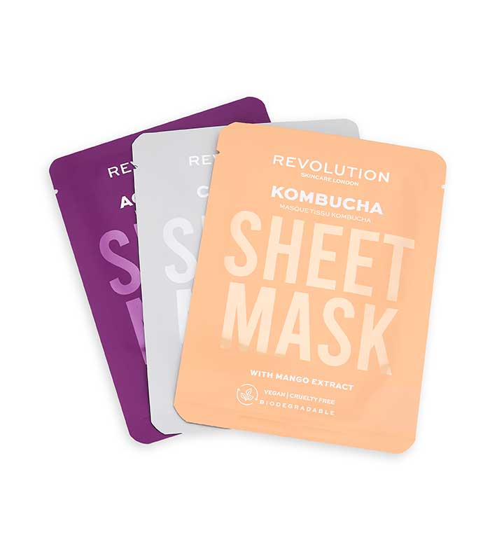 Revolution Skincare - Confezione da 3 maschere per pelli miste