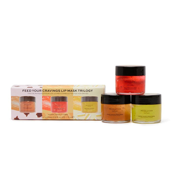 Revolution Skincare - Set di maschere per le labbra Jake-Jamie Feed your Cravings